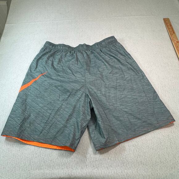 Nike NWT Men's Board Shorts Green with Orange Swoosh XXL - Picture 9 of 12